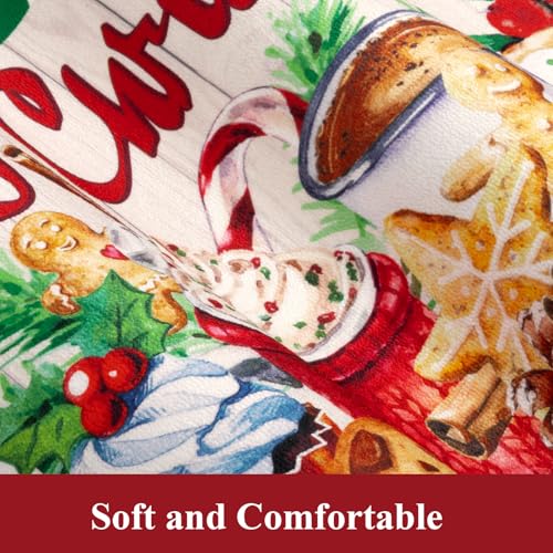 Topotdor Winter Gingerbread Kitchen Mat Set of 3 — 20x32/20x47/20x59 inches