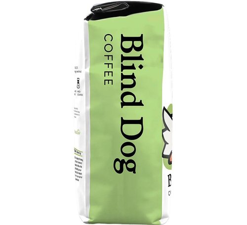 Blind Dog Coffee - 12 Oz Whole Bean Decaf Coffee - Low Acid Medium Roast - Swiss Water Process - Flavored Decaffeinated - Perfect Brew to Start your Day