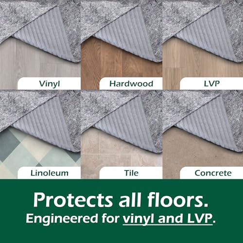 Waterproof Non-Slip Rug Pad 8x10 - Pet-Friendly & Floor Safe
