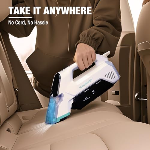 Cordless Handheld Carpet Cleaner, 6.5KPa Portable Spot & Stain Remover