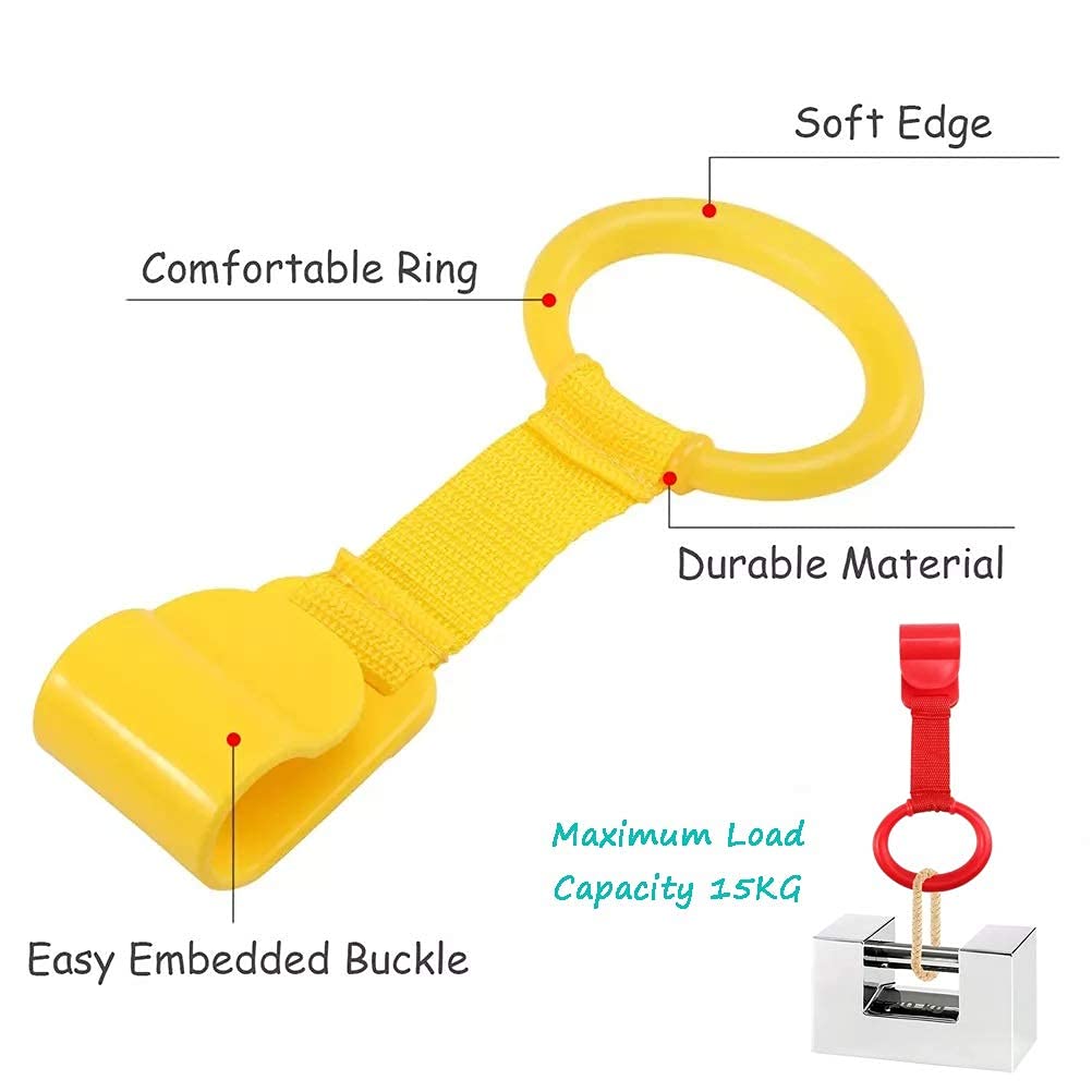 Skiennix Baby Pull Up Rings - Walking Assistant for Infants | 4 PCS Playpen Set