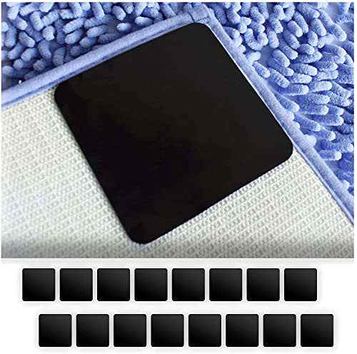 16PCS Non-Slip Rug Grippers, Washable Double-Sided Carpet Pads for Floors
