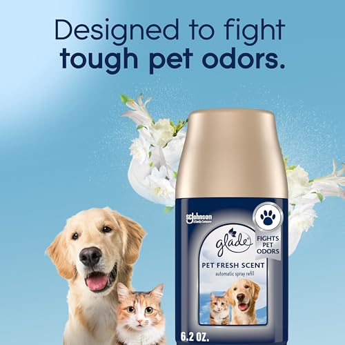 Automatic Air Freshener Spray Refill - Pet Odor Eliminator, 6.2 oz, 2 Pack