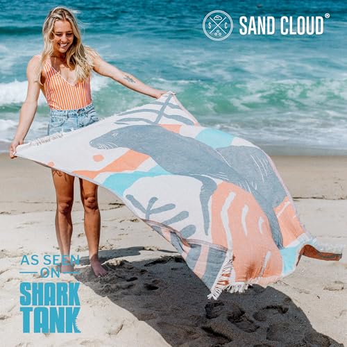 Organic Turkish Cotton Beach Towel - Sand-Resistant & Quick-Dry Blanket