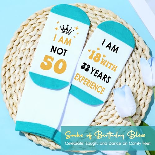 50th Birthday Gift Set for Women - 7-Piece Luxury Birthday Basket for Her