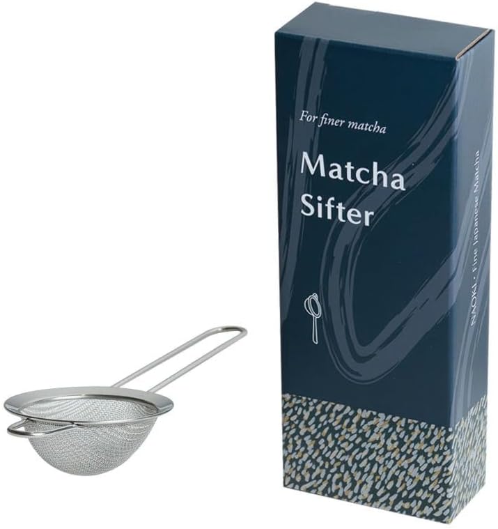 Naoki Matcha Stainless Steel Matcha Tea Sifter - Eliminate Clumps for Tastier Tea & Lattes | Large Size
