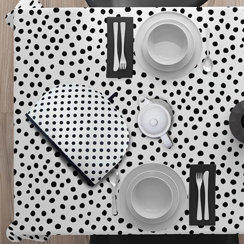Large Polka Dot Tea Cozy for Teapot - Insulated Cotton Tea Pot Cover