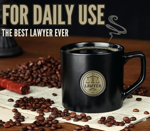 Personalized Lawyer Coffee Mug 15oz Ceramic Gift for Men & Women