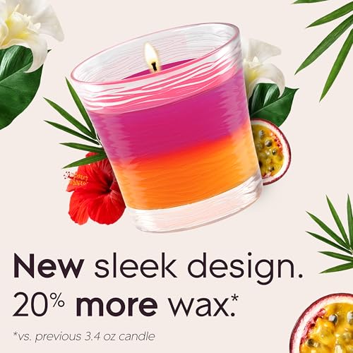 2-in-1 Scented Candle Jars: Hawaiian Breeze & Vanilla Passion Fruit (2 Pack)