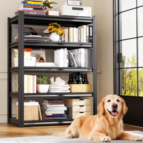 Heavy Duty Garage Shelving 5-Tier Adjustable Metal Storage Rack 71"H