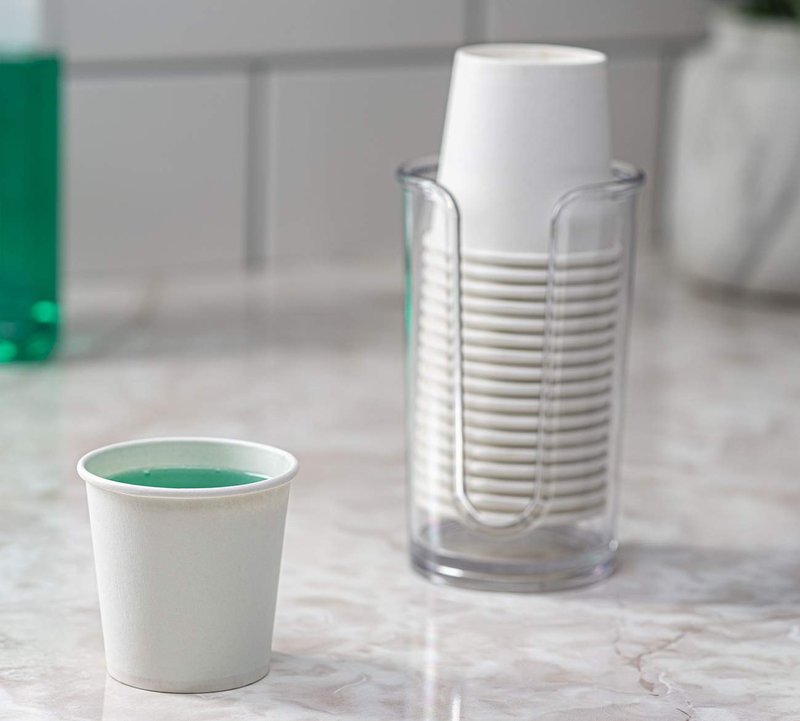 GUSTO [4 oz. - 300 count Disposable White Paper Cups, Hot Coffee Cups - Eco-Friendly Hot Cups (Formerly Comfy Package)