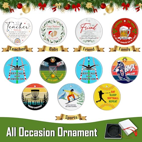 Lacrosse Goalie Ornament 2024 - My Goal Is To Deny Yours, Ceramic Christmas Decoration