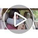 Dot&Dot Twist Memory Foam Travel Pillow - 26-Inch Bendable Neck Pillow