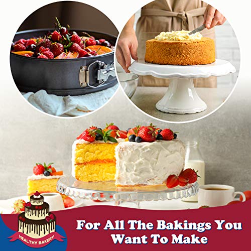 9-Inch Non-Stick Springform Pan with Removable Bottom for Cheesecakes