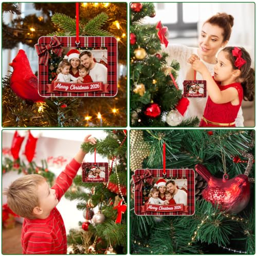 Whatsign 2026 Personalized Family Photo Ornament Christmas Decor - Family-1