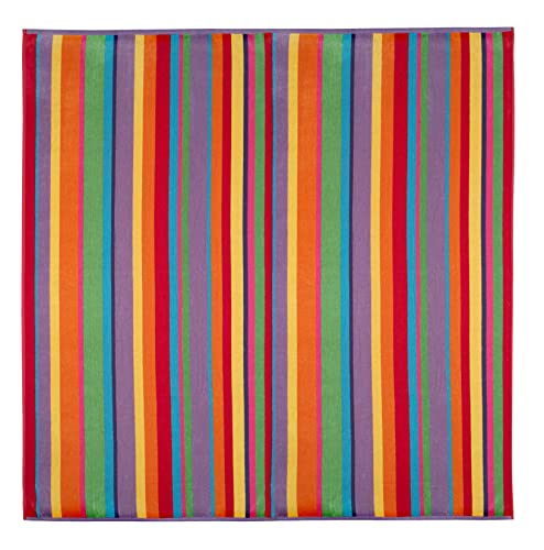 Oversized Beach Towel for Two, 58x68 Inch Extra Wide 100% Cotton Velour