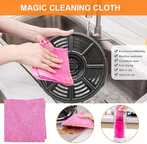 8.2-Inch Round Air Fryer Grill Pan Replacement Non-Stick Crisper Tray