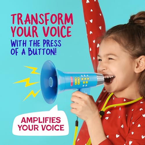 Mini Explorer 5-in-1 Kids Voice Changer Toy with Lights and Echo Control