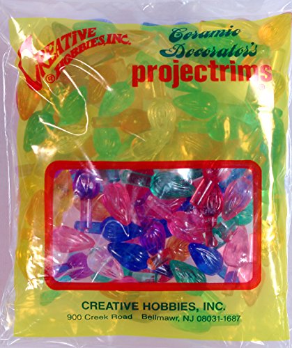 Ceramic Christmas Tree Replacement Lights - Medium Twist Ornaments, 144 Pack