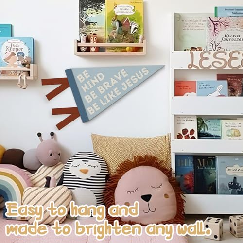 Inspirational Felt Wall Banner for Nursery, Kids Room Decor