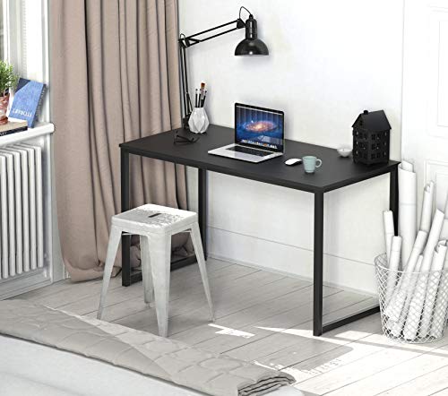 40-Inch Home Office Computer Desk - Compact Mission Style Table, Black