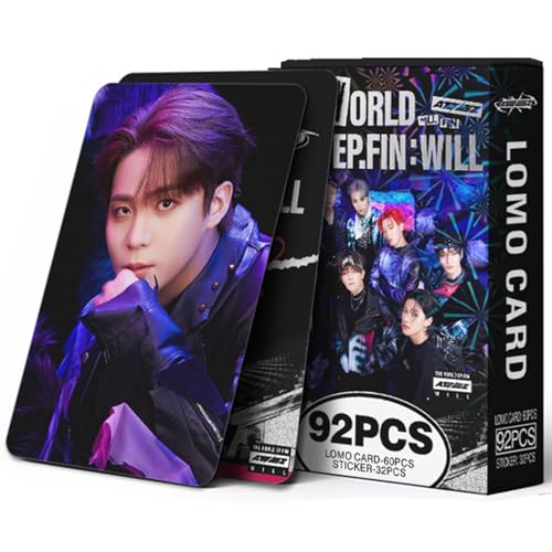 92-Piece Photo Card and Sticker Set for K-Pop Fans