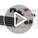 Adjustable Double Curtain Rod, 1-Inch Heavy Duty Dual Drape Rod