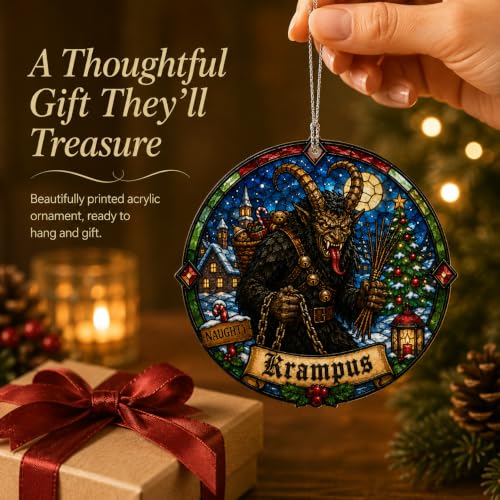 MAILAMCRAFT Krampus 02 Christmas Ornament - Horror Winter Holiday Decor