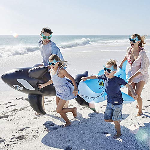 Shark Party Sunglasses 6-Piece Set for Ocean Theme Birthday Decorations