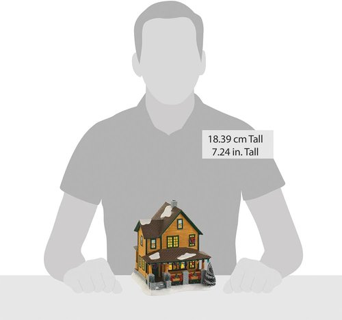 Department 56 Ralphie's House | Lit Christmas Village Decor - 7.24-Inch Size