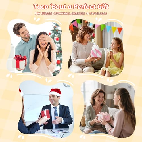 Positive Taco Affirmation Cards Jar – Fun Motivational Gift for Women, Men, Teens