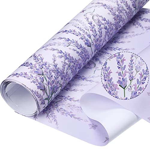 Lavender Scented Drawer Liners - 10 Sheets Non-Adhesive Paper for Dressers