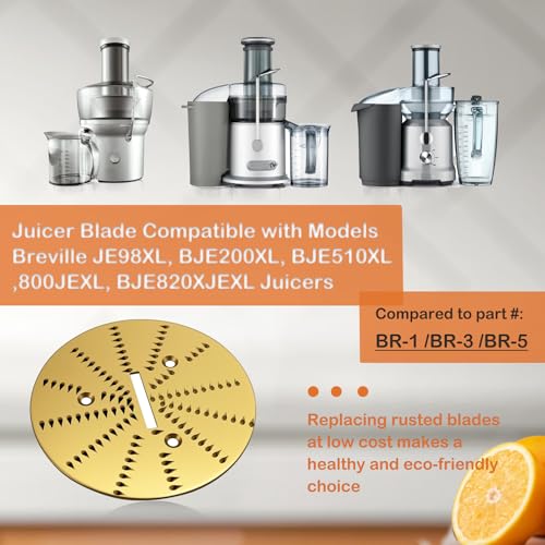 Titanium-Coated Juicer Replacement Blade Kit with Hardware - 3.5 Inch