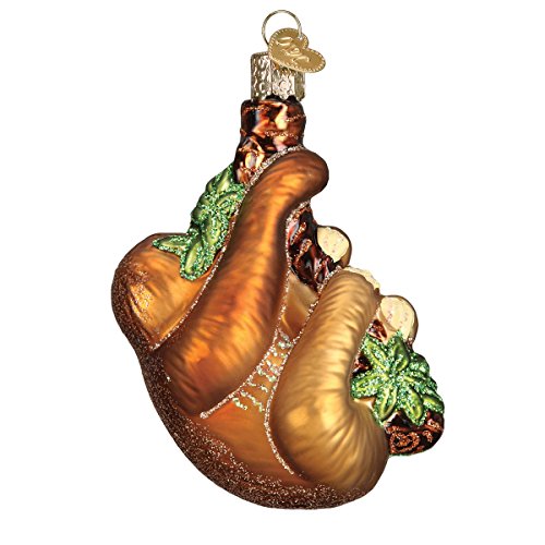 Handcrafted Blown Glass Smiling Sloth Christmas Tree Ornament