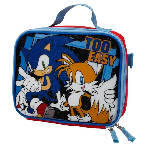 16-Inch Character Print School Backpack and Insulated Lunch Box Set