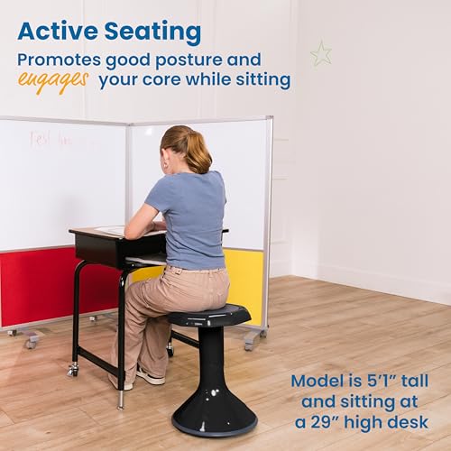 18-Inch Active Wobble Stool for Flexible Seating and Posture Support