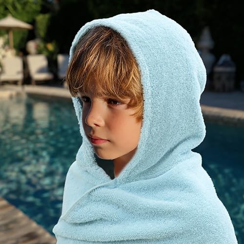 ORIGINAL KIDS Oversized Hooded Bath Towel - 100% Cotton Kids Wrap (30" x 54")