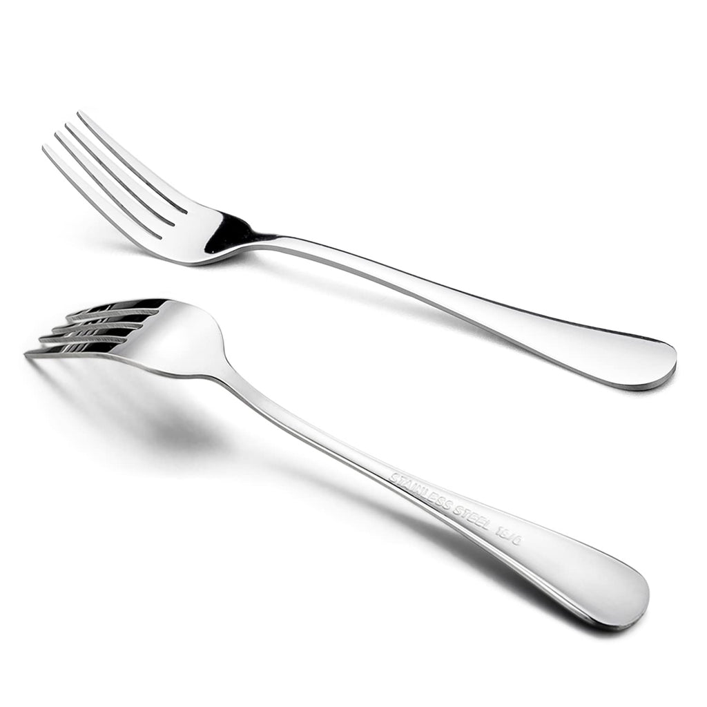 12-Pieces Salad Forks, HaWare Stainless Steel 6.7 Inches Small Dessert Forks, Classic Elegant Design, Mirror Polished, Dishwasher Safe