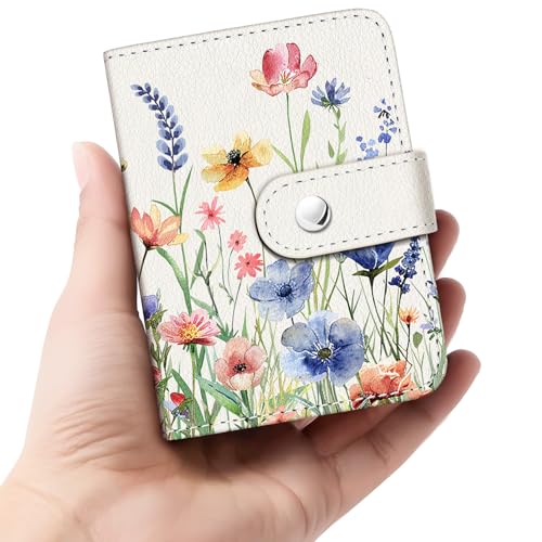 Vintage Floral Mini Photo Album for 2x3 Inch Instant Film, 56 Pockets