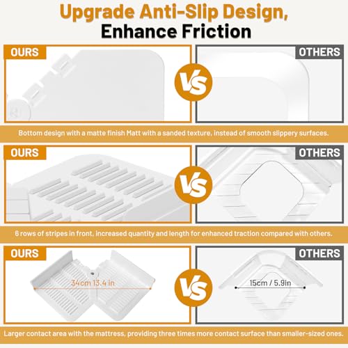 Adjustable Bed Sheet Holders with Anti-Slip Clips for Secure Fit