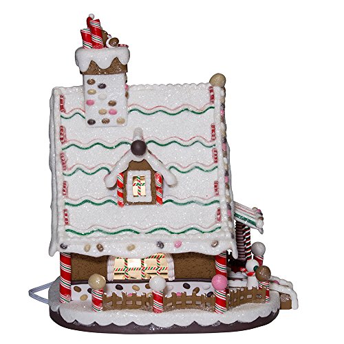 12-Inch Lighted Christmas Gingerbread House Tabletop Holiday Decor