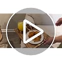 360° Rotating Acacia Wood Sofa Arm Tray with Cup Holder & Phone Stand