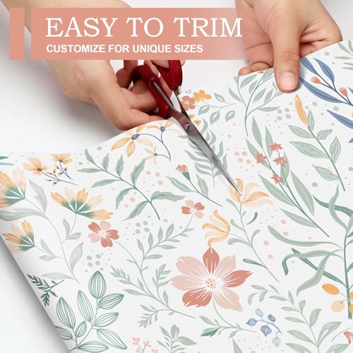 Floral Scented Drawer Liners 19.5 x 14 Inches - 10 Sheets Non-Adhesive Paper