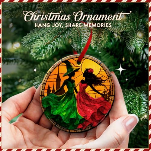 Witch Sister Ornament 2026 Gothic Christmas Decor Keepsake Gift