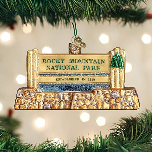 Rocky Mountain National Park Ornament – Old World Christmas Glass Blown Ornament