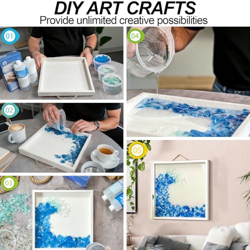 Frosted Sea Glass Pieces for DIY Crafts - 15 oz Flat Tumbled Beach Glass Decor
