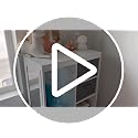 Kids Dress Up Armoire with Storage Bins and Full Length Mirror