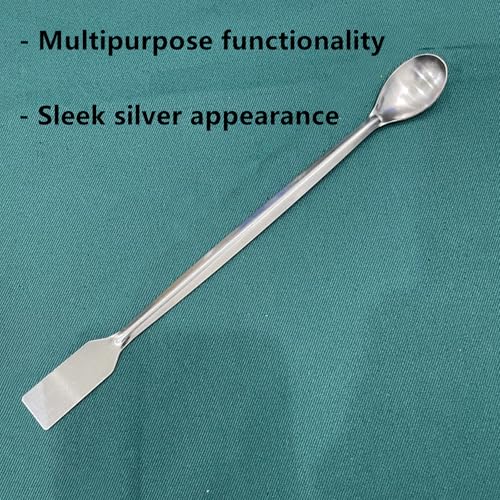 Fuzdaycu 2 Pcs Stainless Steel Melting & Stirring Spoons for Gold Silver Refining