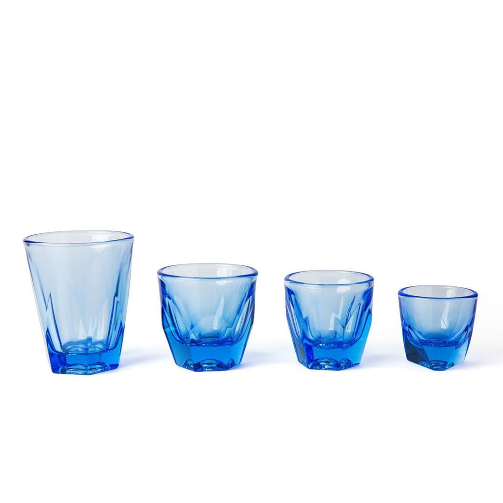 notNeutral Vero Glass Latte, 12 oz. 2-pack, Ocean Blue