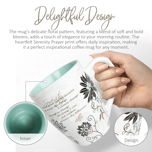 Pavilion Gift Mark My Words Serenity Mug 20oz - Inspirational Coffee Cup